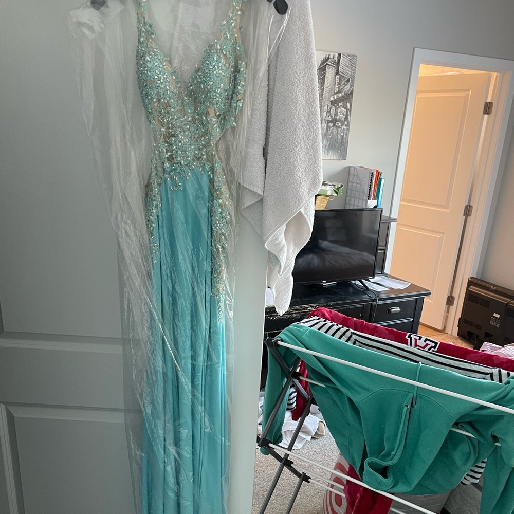 Blue Prom Dress